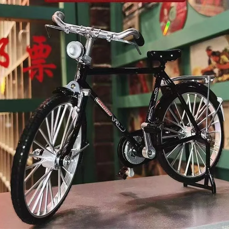 Miniatura Bicicleta Retrô Vintage Escala 1:10