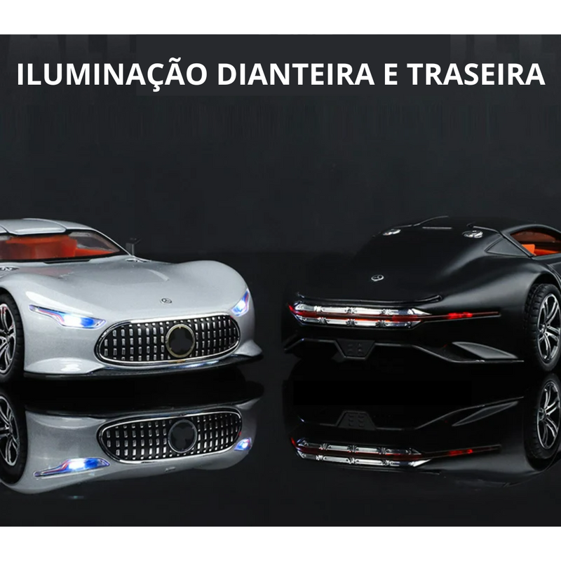 Miniatura, AMG Vision GT Metal Escala 1:24 Com Som, Luz e Buzina