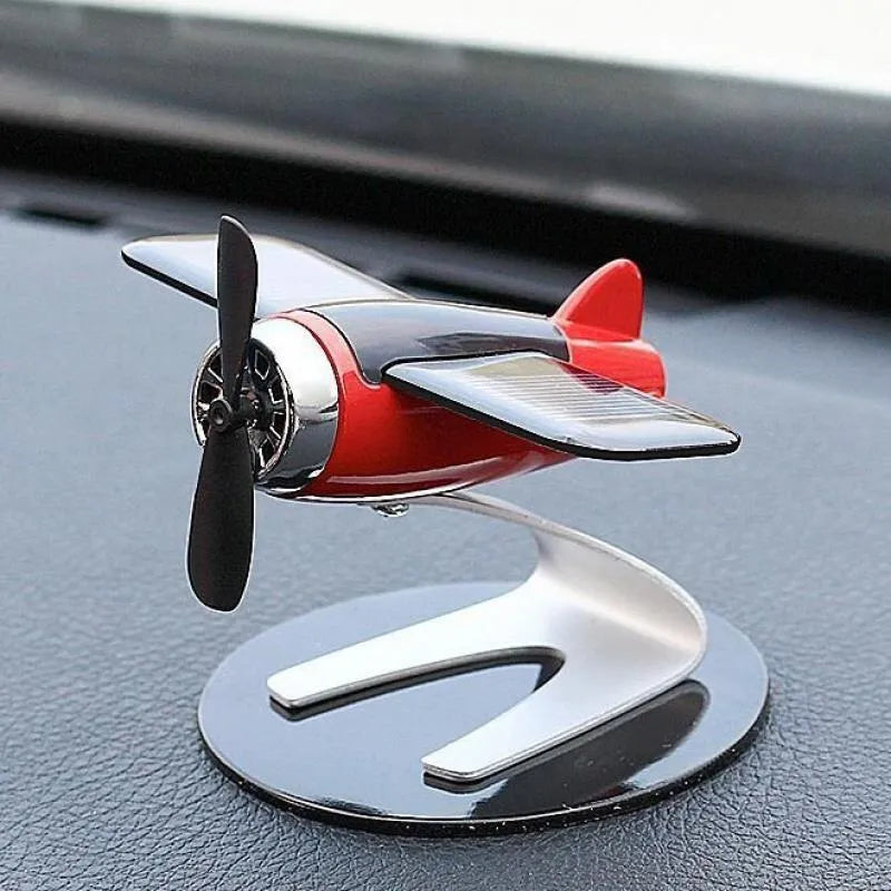 Miniatura Avião Solar Para Decoração de Carro Modelo Original