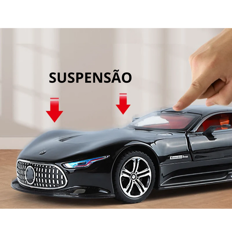 Miniatura, AMG Vision GT Metal Escala 1:24 Com Som, Luz e Buzina