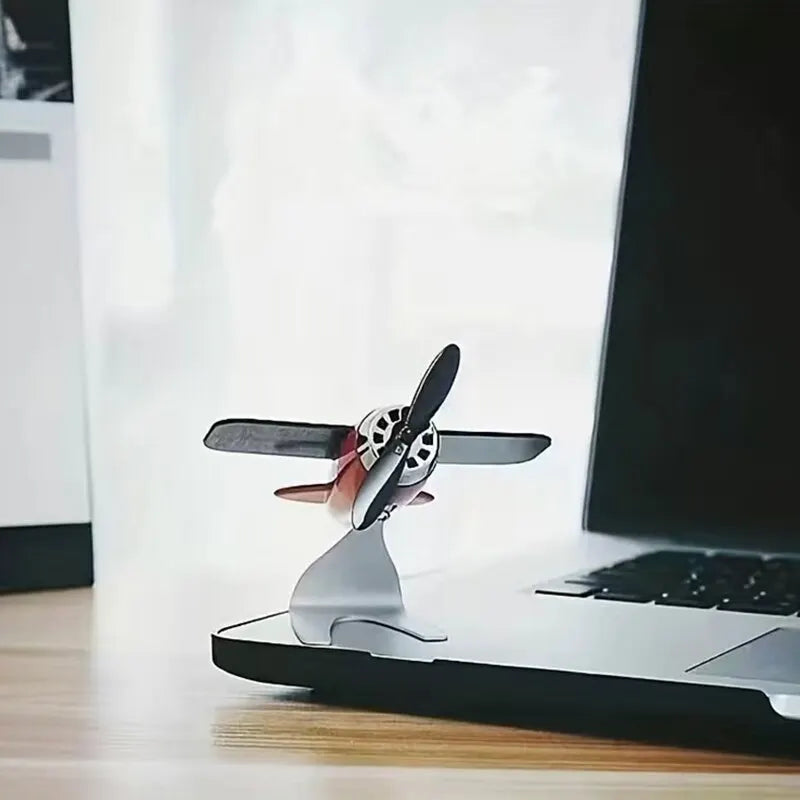 Miniatura Avião Solar Para Decoração de Carro Modelo Original