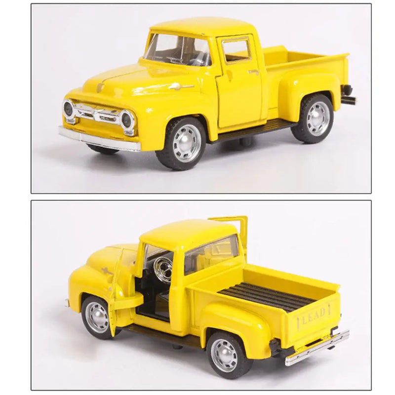 Miniatura Pickups Truck  Clássico Metal Escala 1:32 Coleção de Natal