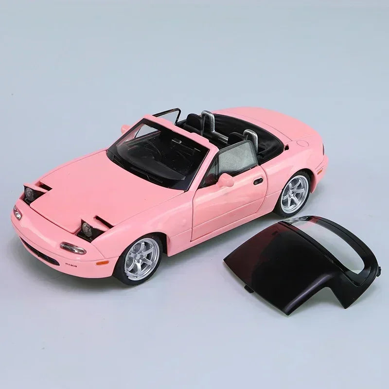 Miniatura Mazda MX5 MX-5  Pull Back, Som e Luz Escala 1:32