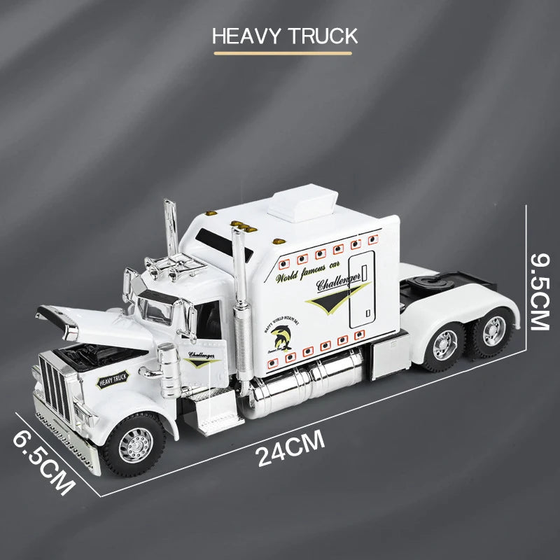 Miniatura Caminhão Truck OPTIMUS PRIME  Metal  Escala 1:24, com Som e Luz