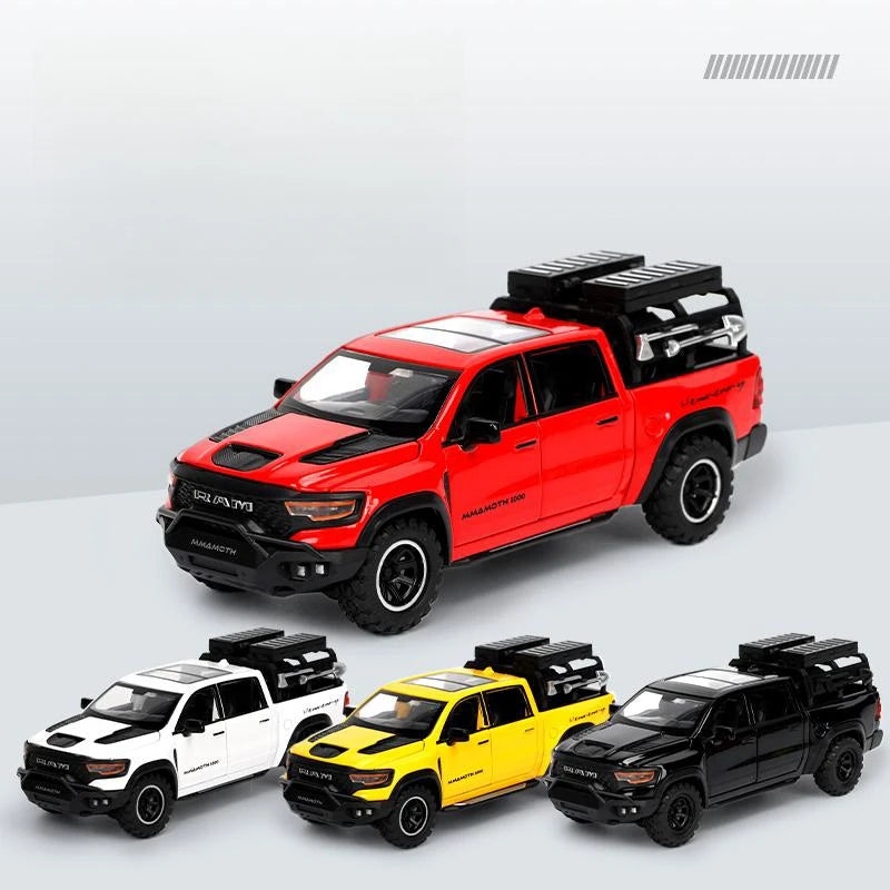 Dodge PICAPE RAM Miniatura Diecast Metal, Som e Luz ( farol e seta )